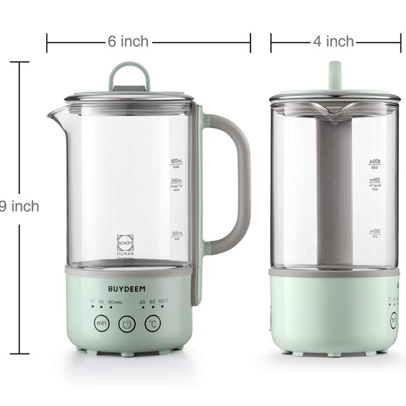 BUYDEEM Kitchen New Buydeem Travel Electric Kettle Mini Healthycare